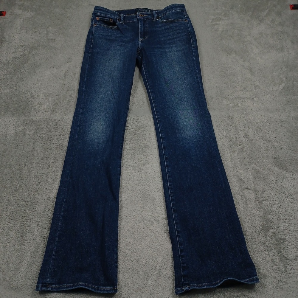 Lucky Brand‎ Jeans Womens 28 Blue Denim Sweet Bootcut Distressed Modern